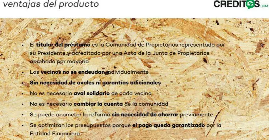 créditos ventajas